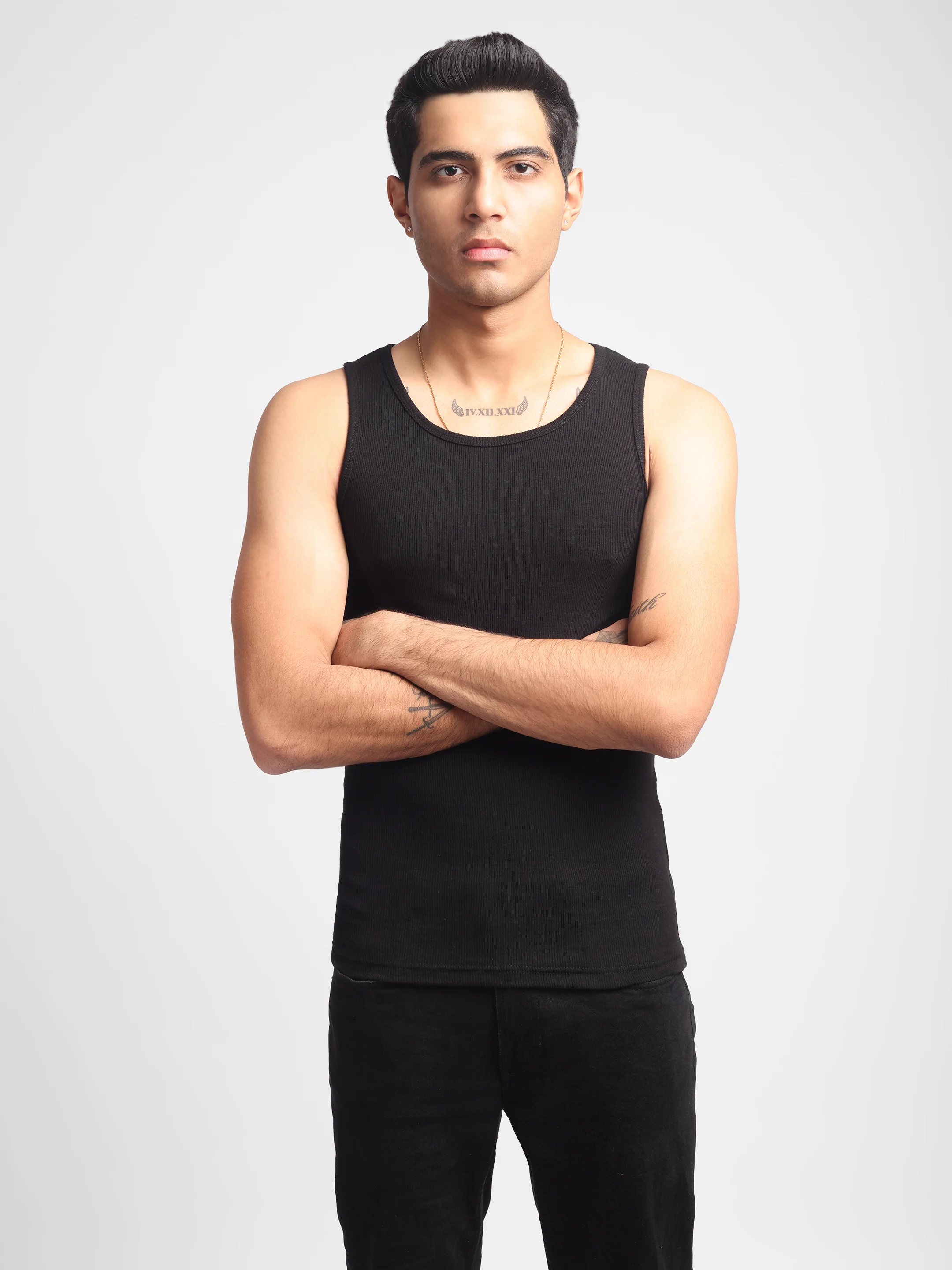 male model ecommerce photography Innerwear & Sleepwear Vests